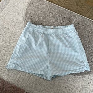 XS Sunday Best Eva Short in Light Blue Gingham